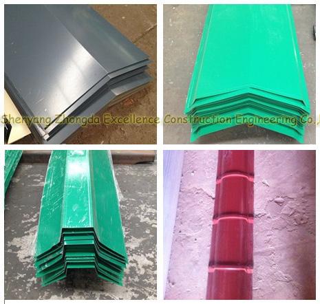 A cor prepainted ondulado chapa metálica/alu de aço galvanizada/galvalume - zinque o preço da folha do telhado do SOLDADO GL